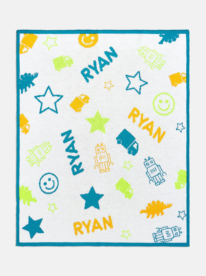 Kids play top blanket