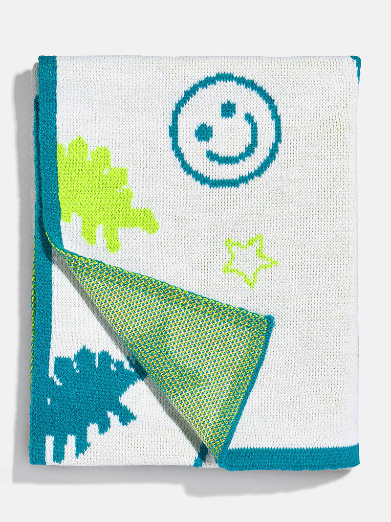 BaubleBar Play Date Kids' Custom Blanket - Green/Blue - 
    Custom, machine washable blanket
  
