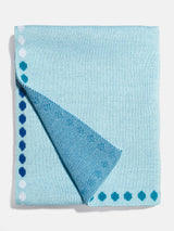 BaubleBar Baby Steps Kids' Custom Blanket - Light Blue/Navy - 
    Enjoy 20% off - This Week Only
  
