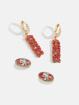 BaubleBar San Francisco 49ers NFL Earring Set - San Francisco 49ers - NFL earring set