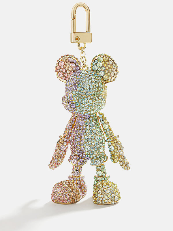 Mickey Mouse Disney Bag Charm - Rainbow Ombre