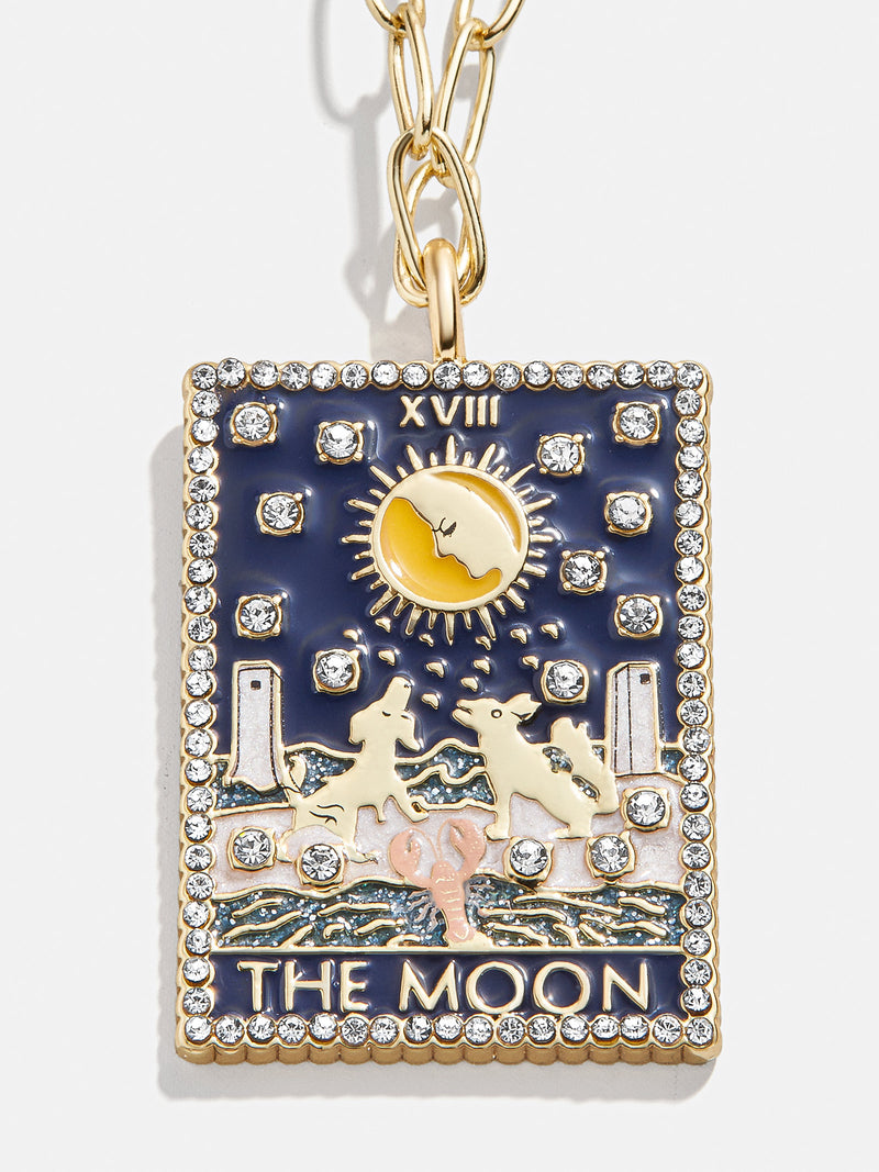BaubleBar Tarot Card Necklace - The Moon - Tarot card pendant necklace