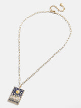 BaubleBar Tarot Card Necklace - The Moon - Tarot card pendant necklace