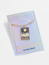 BaubleBar Tarot Card Necklace - The Moon - Tarot card pendant necklace