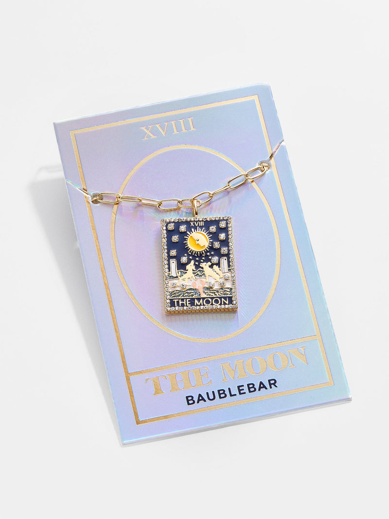 BaubleBar Tarot Card Necklace - The Moon - Tarot card pendant necklace