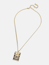 BaubleBar Tarot Card Necklace - The Lovers - Tarot card pendant necklace