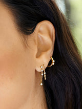 BaubleBar Emersyn Earring Set - Three pairs of gold earrings