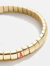 BaubleBar Hannah Initial Pisa Bracelet - Gold - 
    Gold beaded bracelet
  
