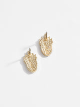 BaubleBar Mini Evil Queen Disney Earrings - Gold - Small Villain stud earrings