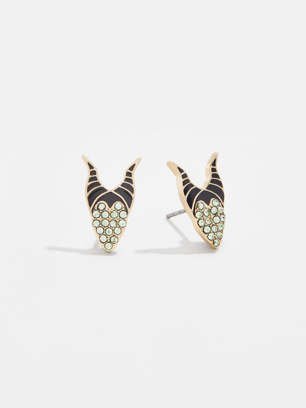 Mini Maleficent Disney Earrings - Green