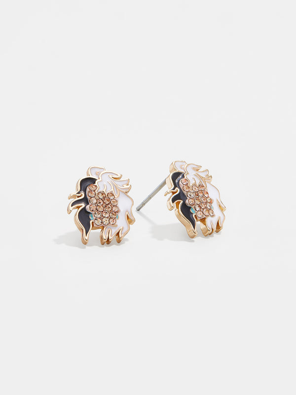 Mini Cruella Disney Earrings - Black/White