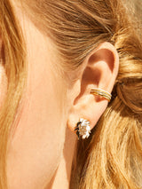 BaubleBar Mini Cruella Disney Earrings - Black/White - Small Villain stud earrings