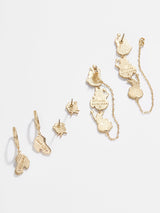 BaubleBar Sleeping Beauty Disney Princess Earring Set - Multi/Gold - Get Gifting: Enjoy 20% Off​