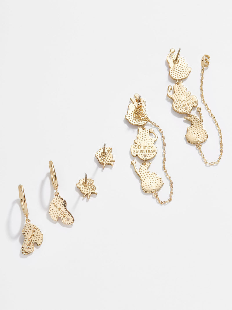 BaubleBar Sleeping Beauty Disney Princess Earring Set - Three pairs of Disney Princess earrings