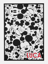 BaubleBar All Over Mickey Mouse Disney Blanket - Black/White - 
    Custom, machine washable blanket
  
