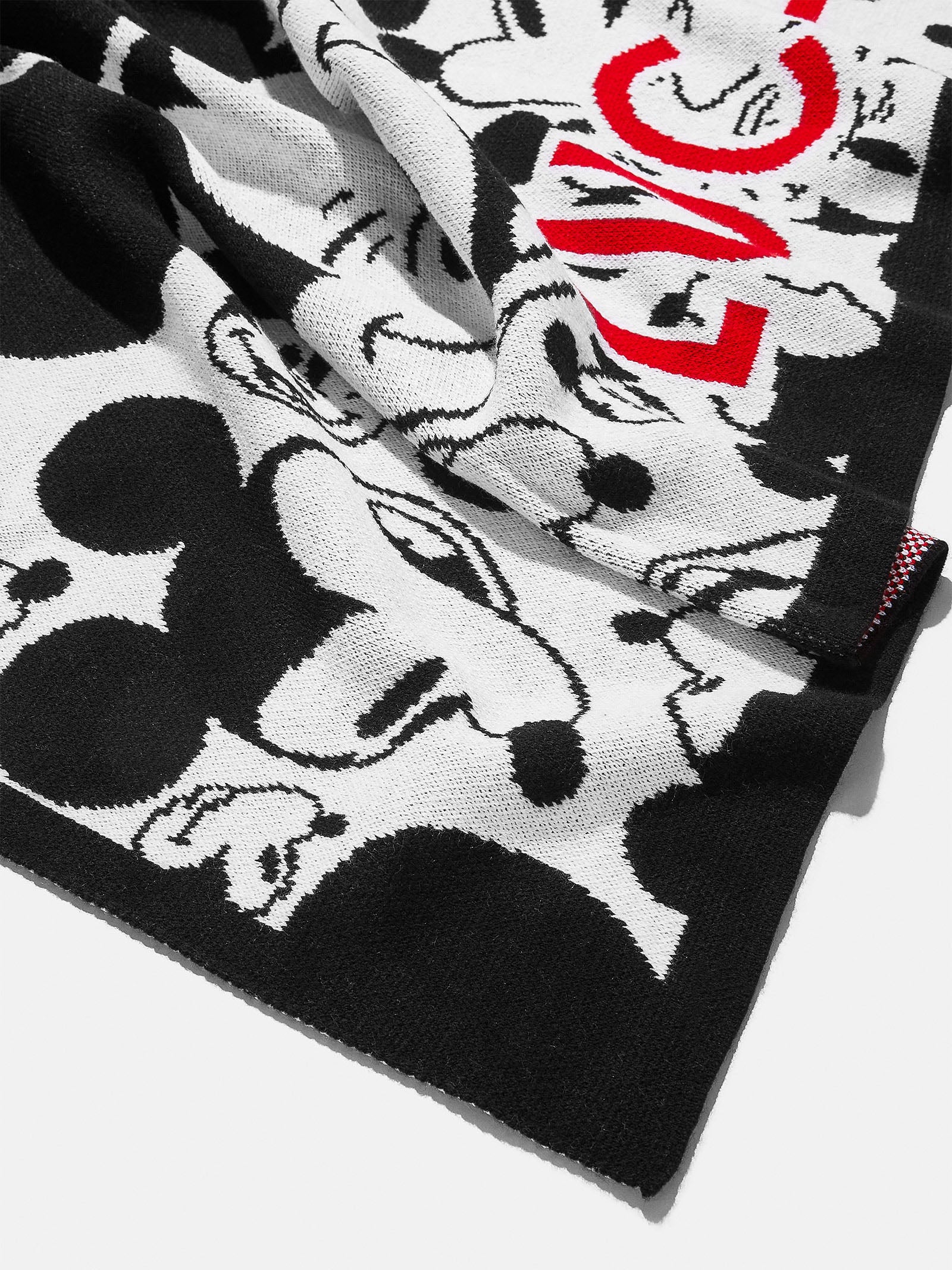 All Over Mickey Mouse Disney Blanket Black/White Custom, machine