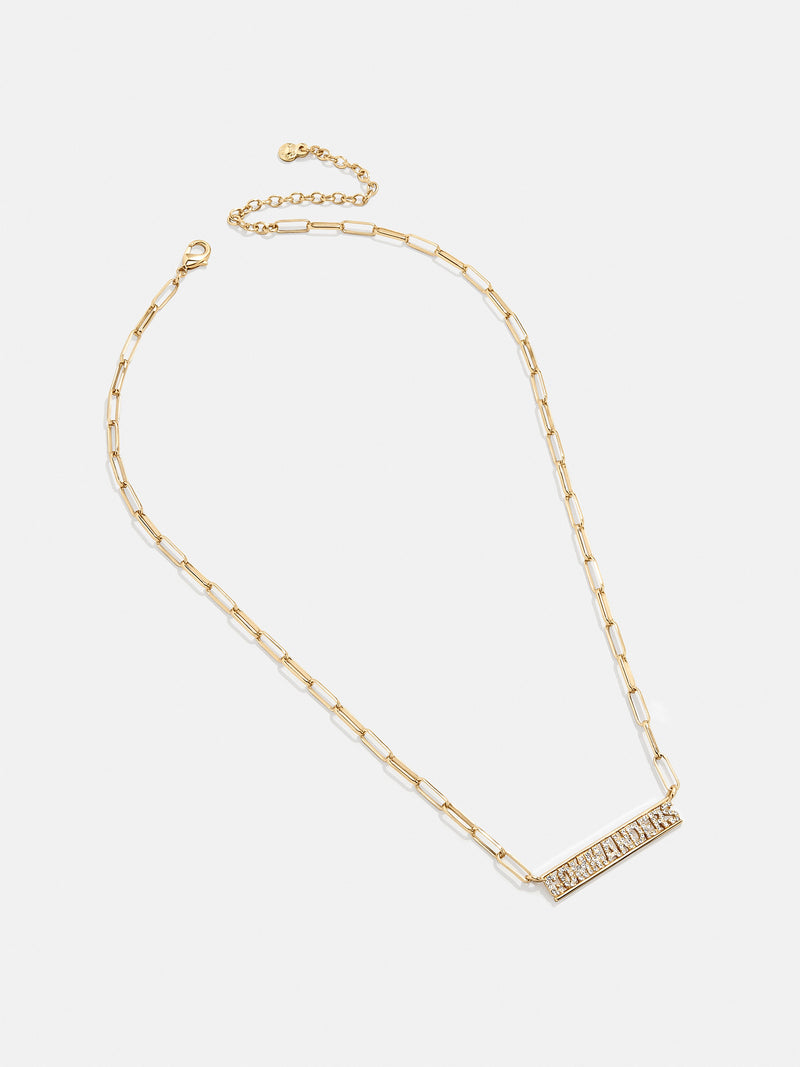 BaubleBar Washington Commanders NFL Gold Chain Necklace - Washington Commanders - Get Gifting: Enjoy 20% Off​