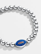 BaubleBar Buffalo Bills NFL Silver Pisa Bracelet - Buffalo Bills - NFL beaded stretch bracelet