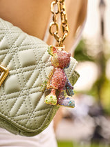 BaubleBar Mickey Mouse Disney Bag Charm - Rainbow Stripe - Disney keychain