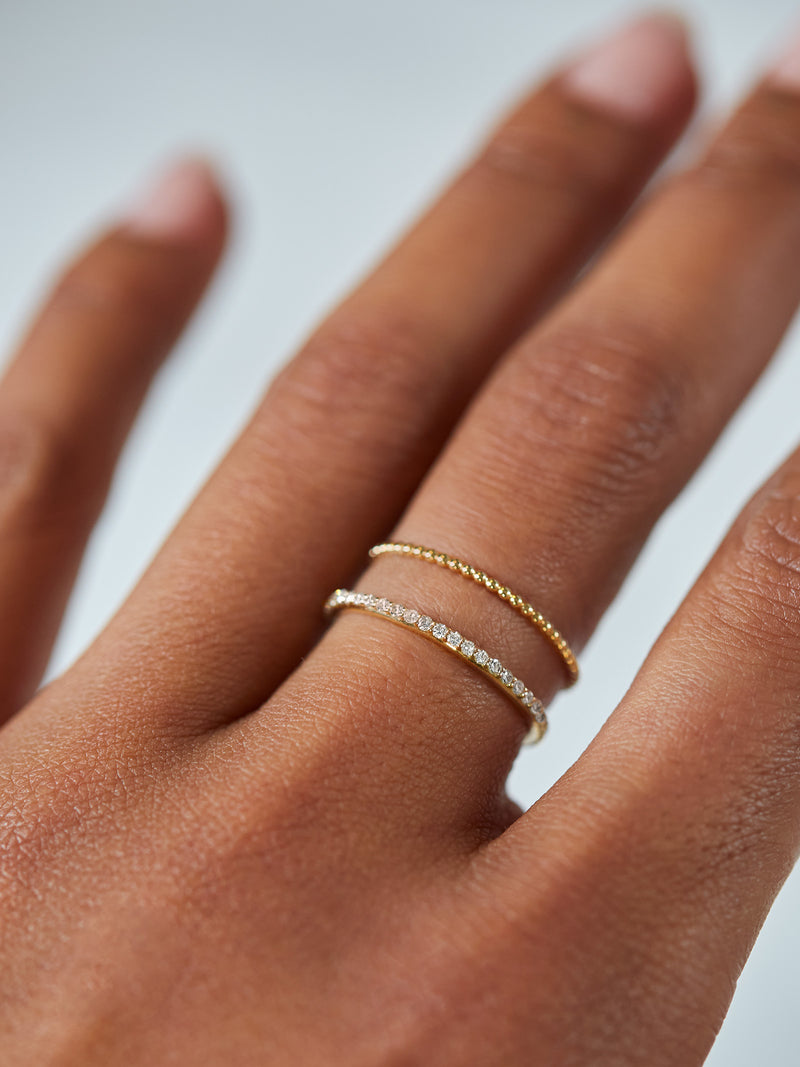 BaubleBar Thin Solid Gold Ring - Gold - Cyber Monday Ends Tonight: Enjoy 30% Off​