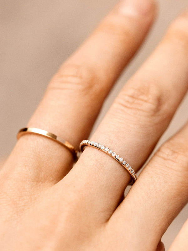 14K Solid Gold Ring - Thin