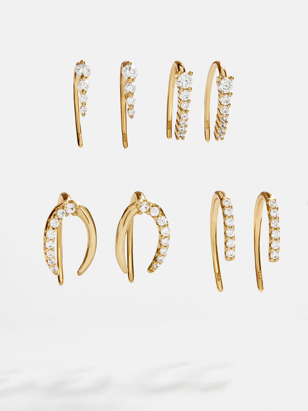 Libby 18K Gold Earring Set