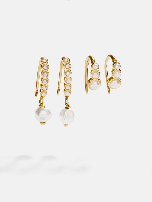 Lucia 18K Gold Earring Set - Gold