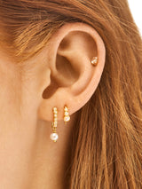 BaubleBar Lucia 18K Gold Earring Set - Gold - 18K Gold Plated Sterling Silver