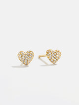 BaubleBar Adrianna 18K Gold Earrings - Pavé Heart - 
    Enjoy 20% off - This Week Only
  
