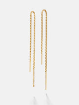 BaubleBar Jules 18K Gold Earrings - 18K Gold Plated Sterling Silver, Cubic Zirconia stones