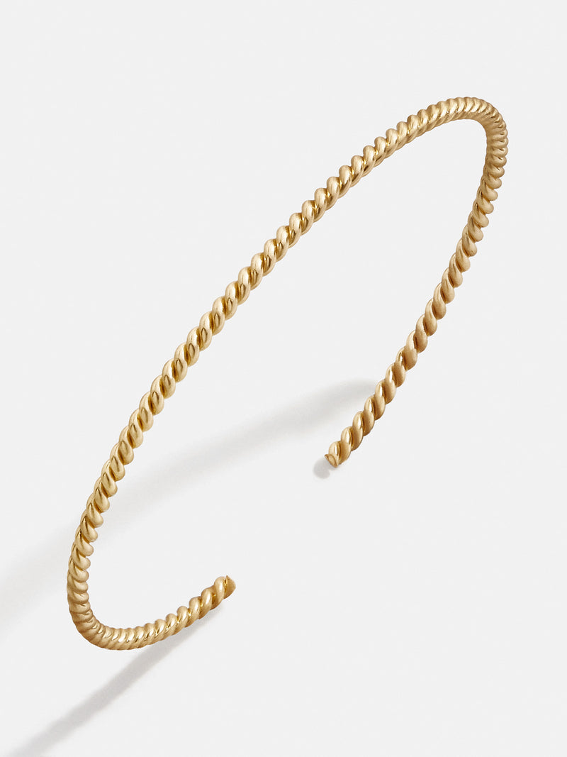 BaubleBar Kiera 18K Gold Cuff Bracelet - Gold - Cyber Monday Ends Tonight: Enjoy 30% Off​