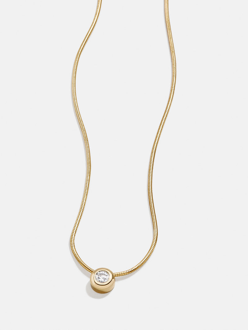 Celease 18K Gold Necklace Clear Gold Ends Tonight Enjoy 25