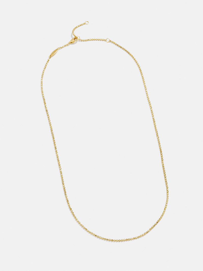 BaubleBar Stephanie 18K Gold Necklace - Gold - 
    18K Gold Plated Sterling Silver
  
