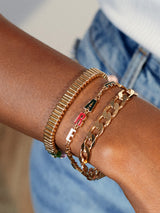 BaubleBar Houston Texans NFL Gold Slogan Bracelet - Houston Texans - NFL pull-tie bracelet