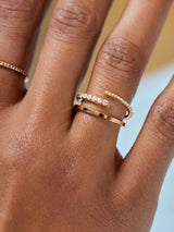 BaubleBar Nicole 18K Gold Ring - Gold/Pavé - 
    Ends Tonight: Enjoy 20% off
  
