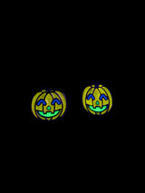 BaubleBar Carve Out Time Earrings - Orange - 
    Glow-in-the-dark Halloween earrings
  

