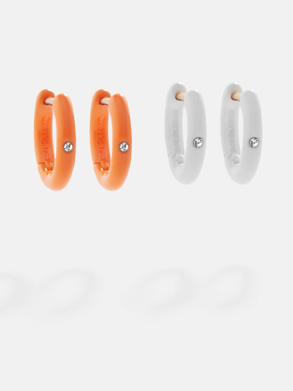 Go with the Glow Earring Set - Orange