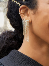 BaubleBar Daniella Earrings - Clear/Gold - Get Gifting: Enjoy 20% Off​