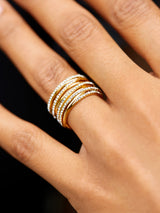 BaubleBar Jamila Ring - Clear/Gold - 
    Enjoy 20% off - This Week Only
  
