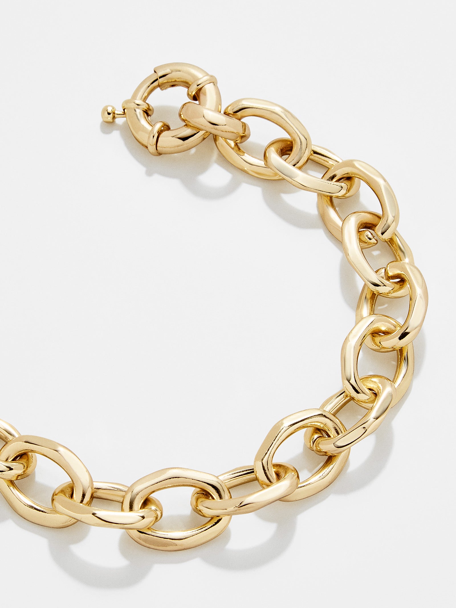 Clara Bracelet - Gold – Chunky chain statement bracelet – BaubleBar