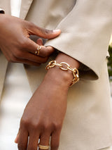 BaubleBar Clara Bracelet - Gold - 
    Chunky chain statement bracelet
  

