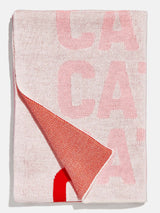 BaubleBar Ombre Name Custom Blanket - Red/Pink - Enjoy 20% off custom gifts
