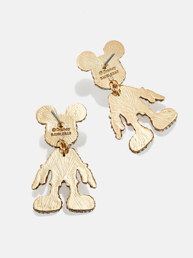 BaubleBar Gold Fleck - Disney statement earrings