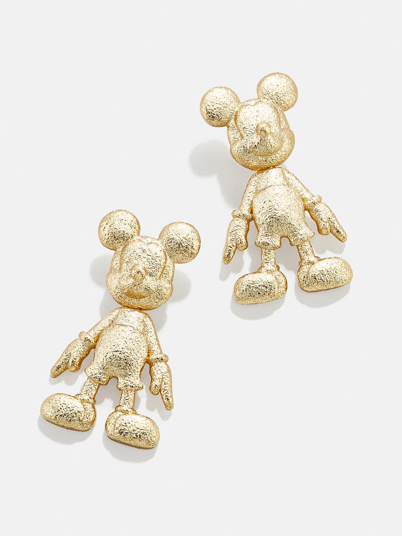 BaubleBar Gold Fleck - Disney statement earrings