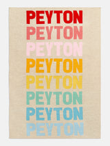 BaubleBar Ombre Name Custom Blanket - Beige/Multi - Get Gifting: Enjoy 20% Off​