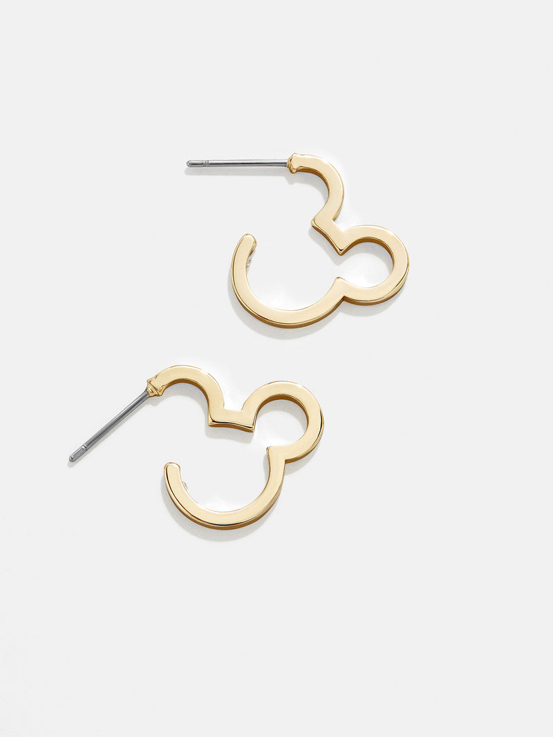 BaubleBar Mickey Mouse Disney Outline Earrings - Disney hoop earrings