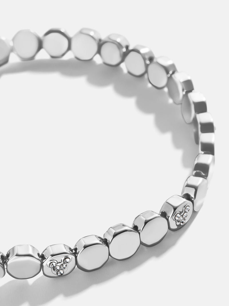 BaubleBar Mickey Mouse Disney Stretch Bracelet - Silver - 
    Disney bracelet
  
