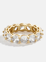 BaubleBar Abigail Cubic Zirconia Ring - Large round stones