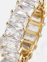 BaubleBar Alexandria Cubic Zirconia Ring - Clear/Gold - Get Gifting: Enjoy 20% Off​
