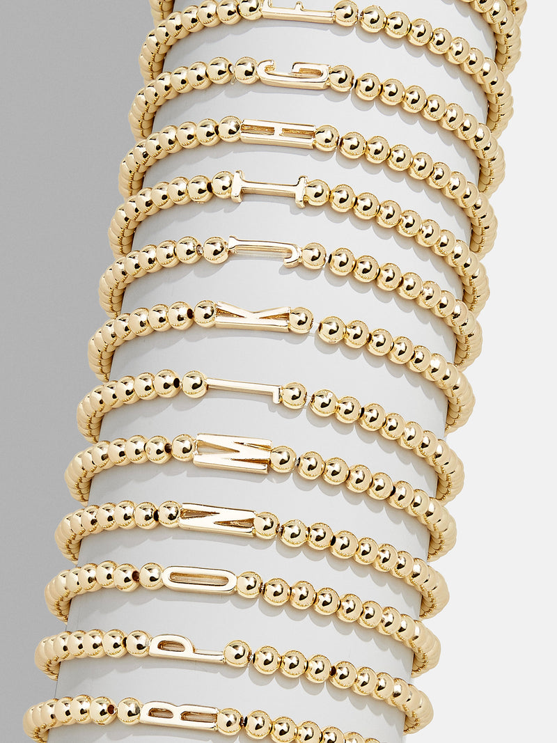 BaubleBar East West Initial Pisa Bracelet - Gold - Get Gifting: Enjoy 20% Off​